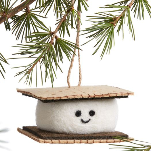 Wool Smiling S'mores Ornament by World Market | World Market