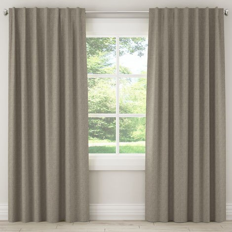 Zuma Gray Curtain Panel | Lulu and Georgia 