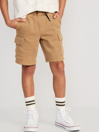 Fleece Cargo Jogger Shorts for Boys (At Knee) | Old Navy (US)
