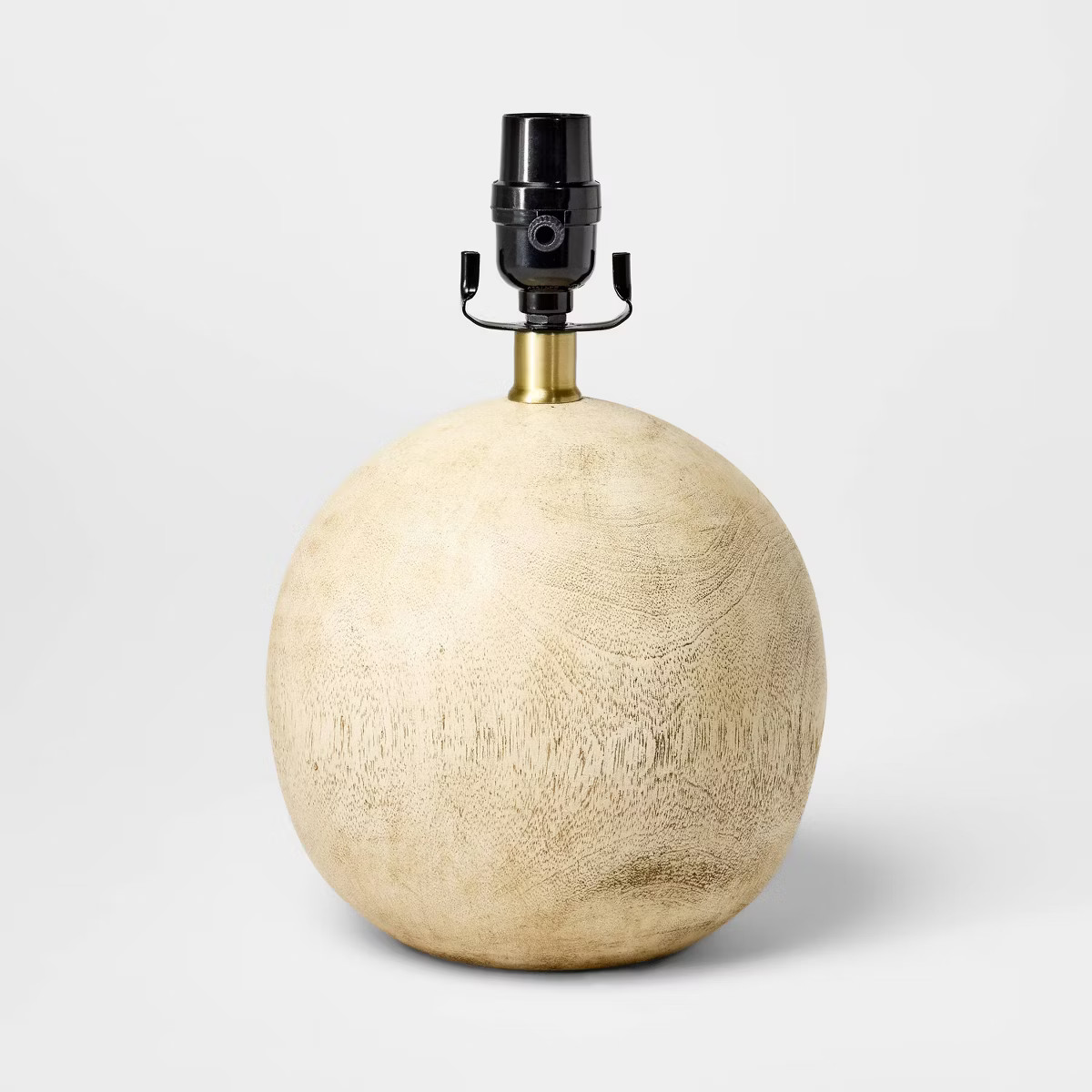 Round Faux Wood Lamp Base Brown - Threshold™ designed with Studio McGee | Target