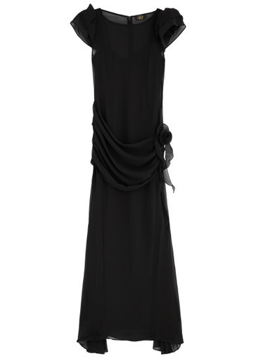 Florentine chiffon maxi dress | Harvey Nichols