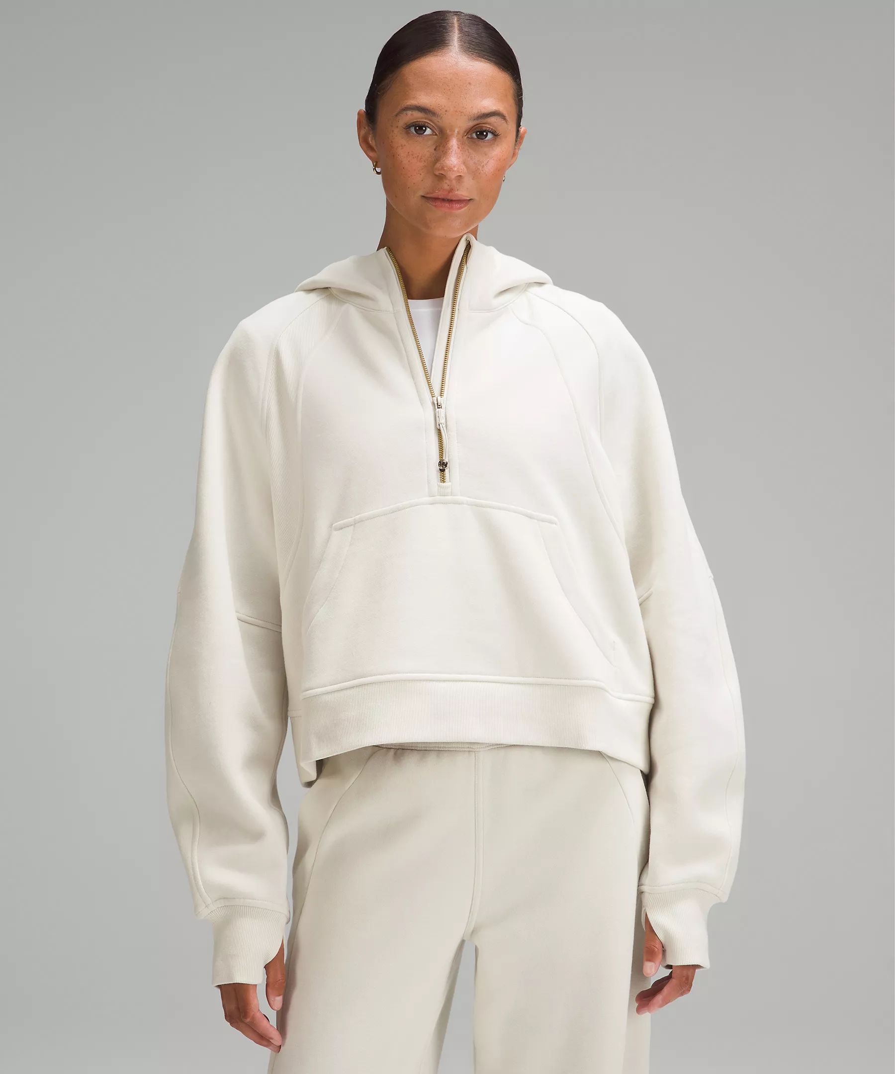 Scuba Oversized Half-Zip Hoodie *Gold Zip | Women's Hoodies & Sweatshirts | lululemon | Lululemon (US)