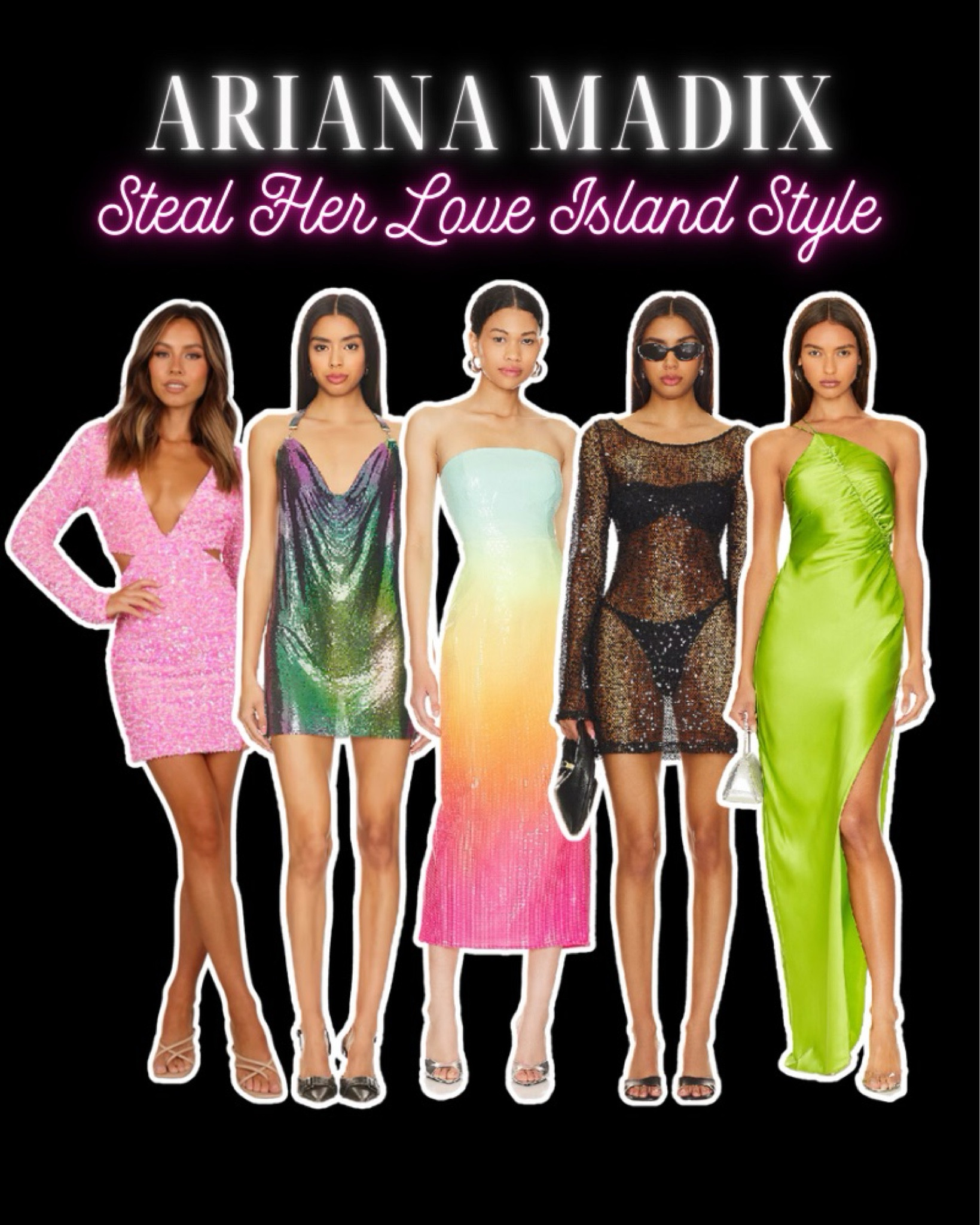Looks inspired by Ariana Madix on Love Island