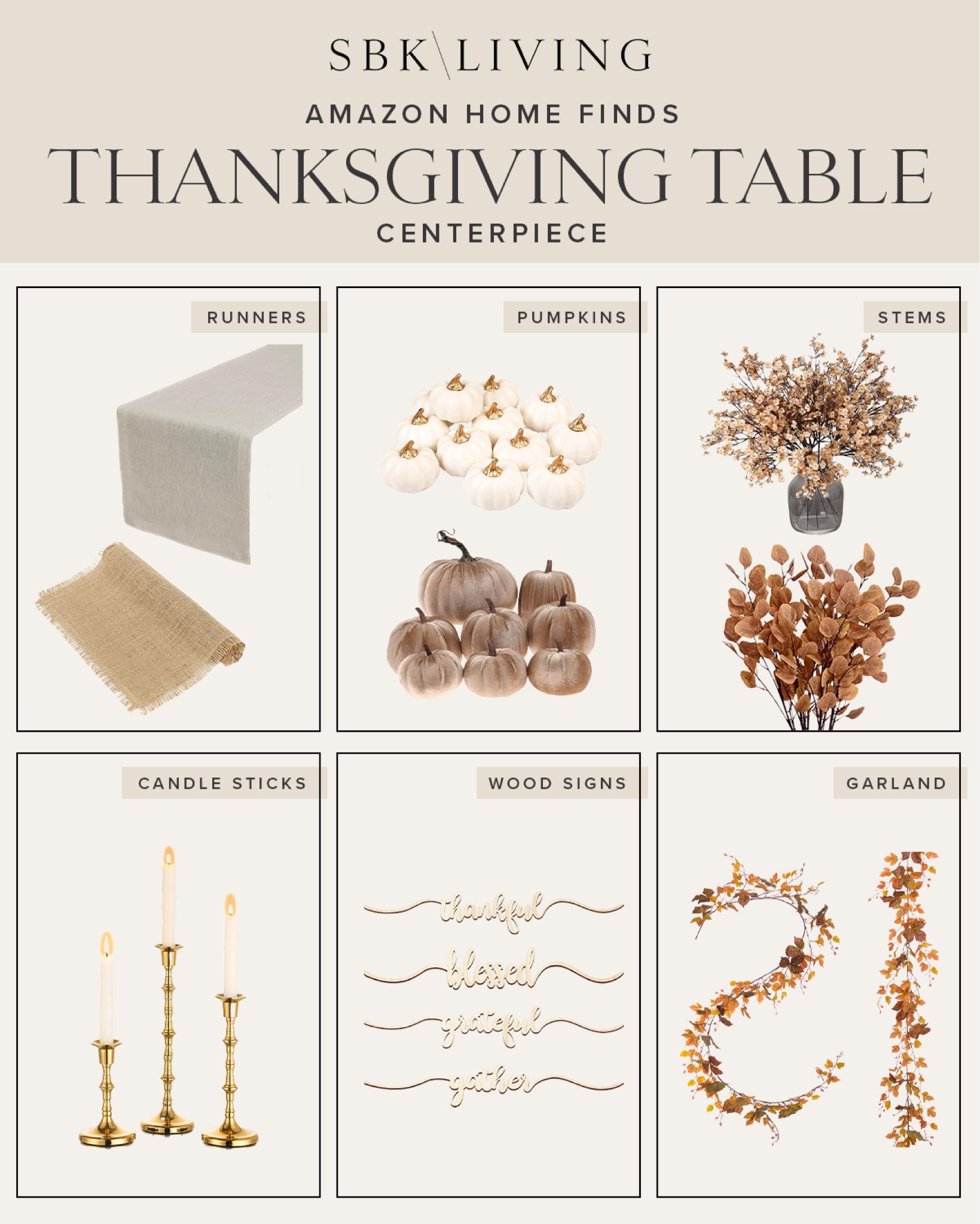 HOME \ Amazon finds for a festive thanksgiving table centerpiece 🍂🍂

Dining room
Decor
Pumpkins 
Stems 

#LTKhome #LTKSeasonal #LTKparties
