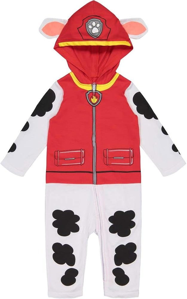 Nickelodeon Paw Patrol Marshall Boys Hooded Costume Coverall | Amazon (US)