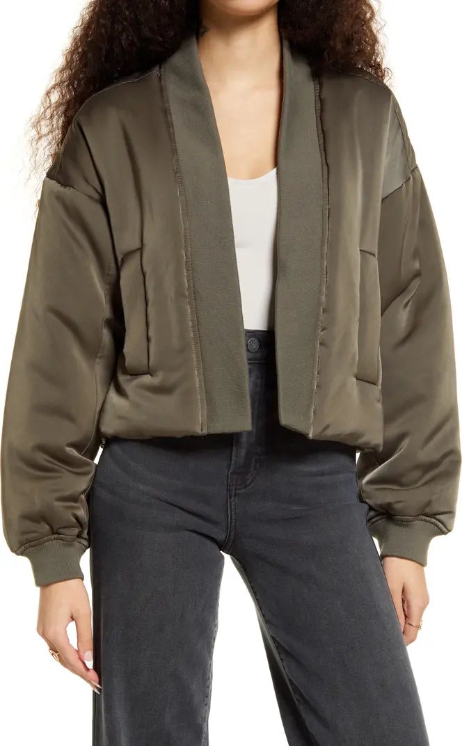 Satin Puffer Jacket | Nordstrom