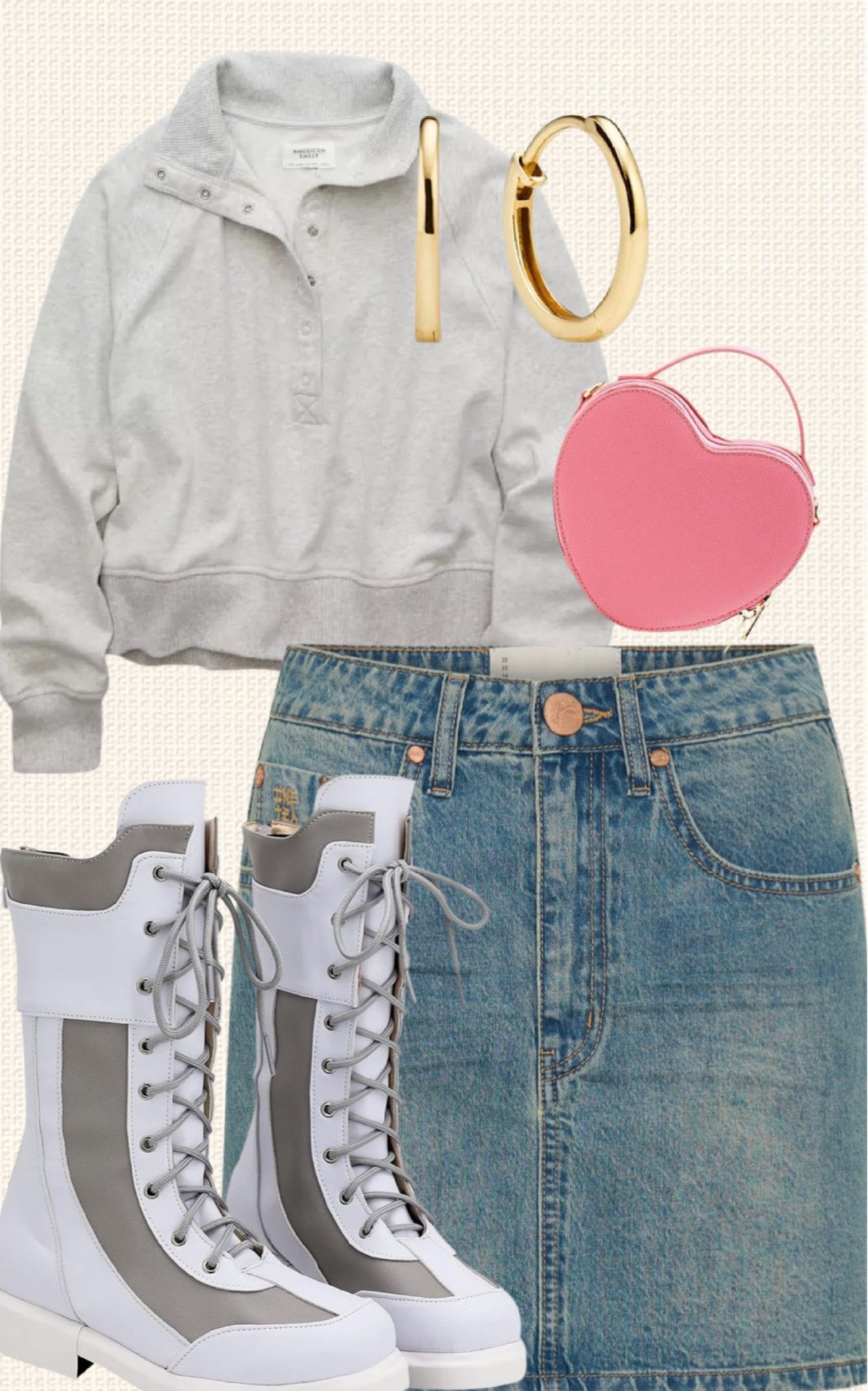 Jeans and white jacket, pink Valentine’s Day inspired crossbody bag


#LTKootd #LTKValentine
