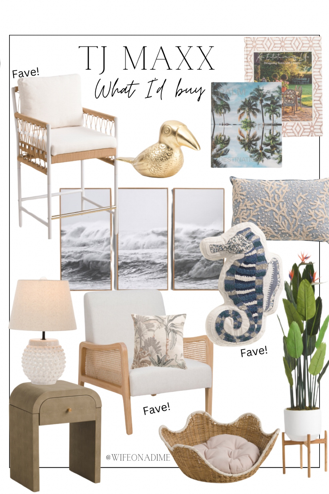 Lots of new coastal Tj Maxx arrivals! I’m slowly adding color and coastal decor to my home and these hit the spot! 

Coastal decor, colorful home decor, beach decor, beach house style, coastal grandma 

#LTKhome #LTKSeasonal #LTKfindsunder100