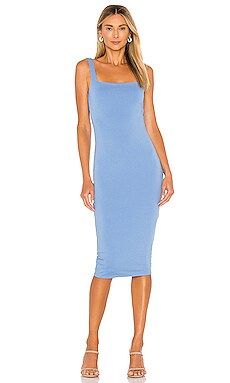 Lovers + Friends Donatella Midi Dress in Canary Blue from Revolve.com | Revolve Clothing (Global)