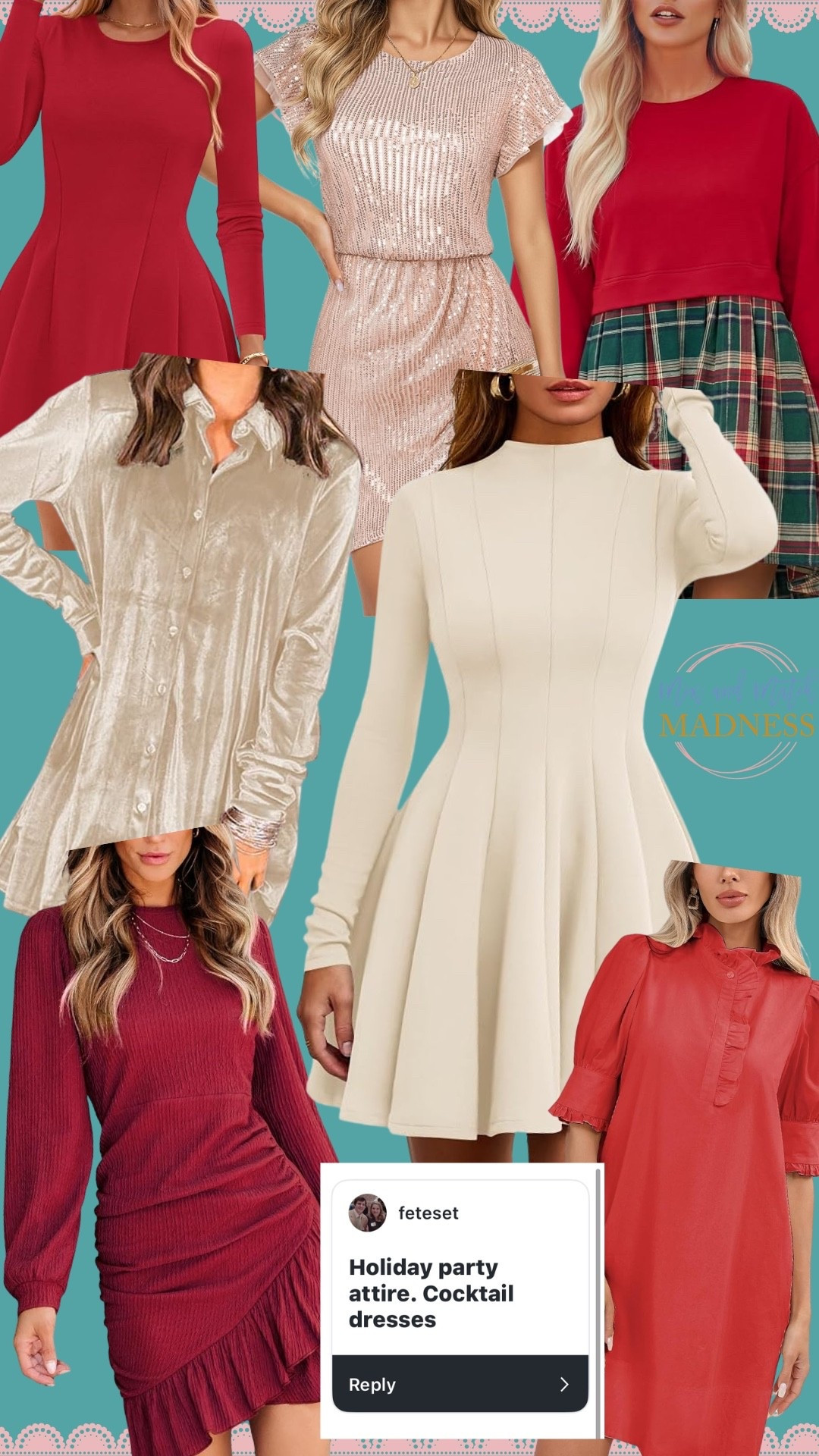 Holiday parties are right around the corner & these dresses are perfect for them.