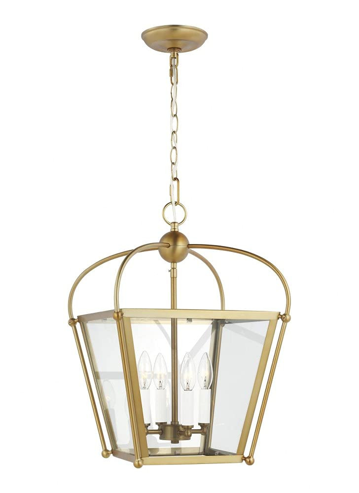 Generation Lighting 4-Light Charleston Pendant Light Fixture (Satin Brass) 5191004-848 | Modern C... | Amazon (US)