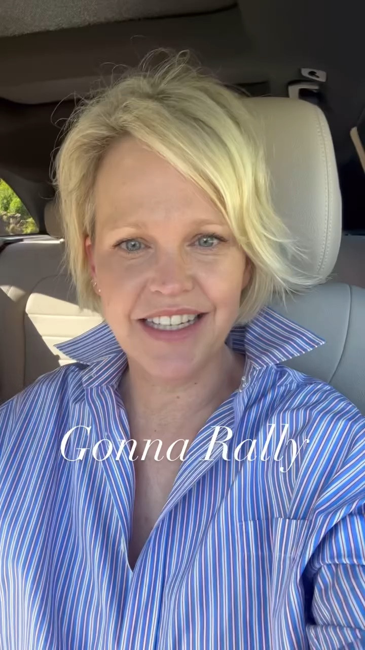 Gonna rally and do what it takes to feel good - it’s minimal but when in doubt throw one piece in your outfit “off” to add energy. Or a little tinted moisturizer, concealer, mascara and blush with one spicy fun clothing item is doing the trick for me