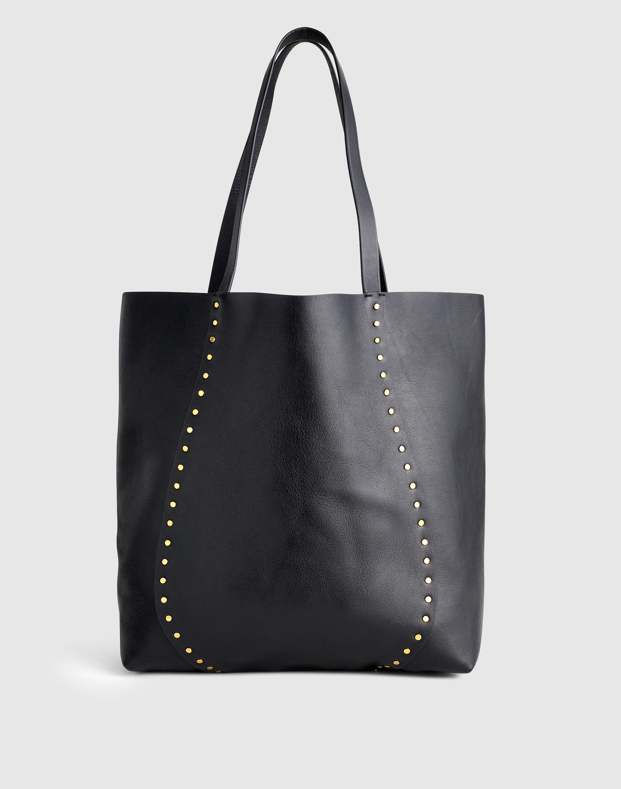 The Studded Tote in Leather | Madewell