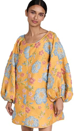 Arianne Elmy Women's Yellow Good Luck Dress, Yellow, XS | Amazon (US)