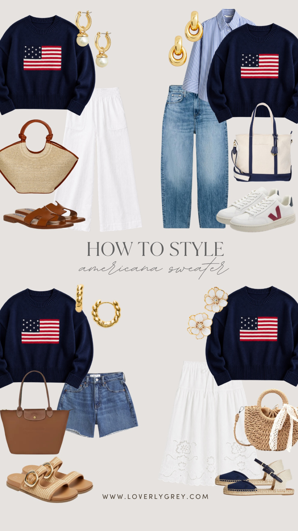 How to style an Americana navy sweater! This flag sweater is your go-to summer staple. Pair it with denim, breezy skirts, or relaxed shorts for a classic, polished look. 

Americana style, target flag sweater, fourth of july, memorial day, summer outfits, casual chic, coastal style, preppy outfits, white skirt, denim shorts, montauk, nantucket

#LTKTravel #LTKootd #LTKSeasonal