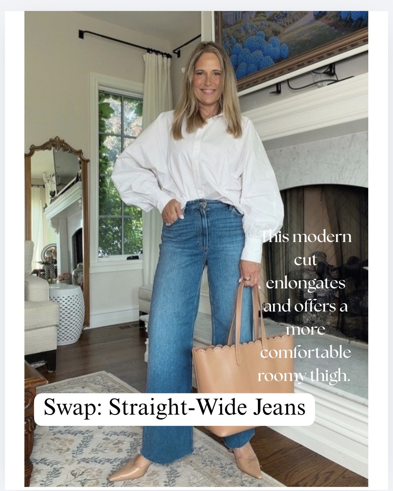 A quick and easy way to update your look! s

#LTKOver40 #LTKMidsize #LTKdayinmylife