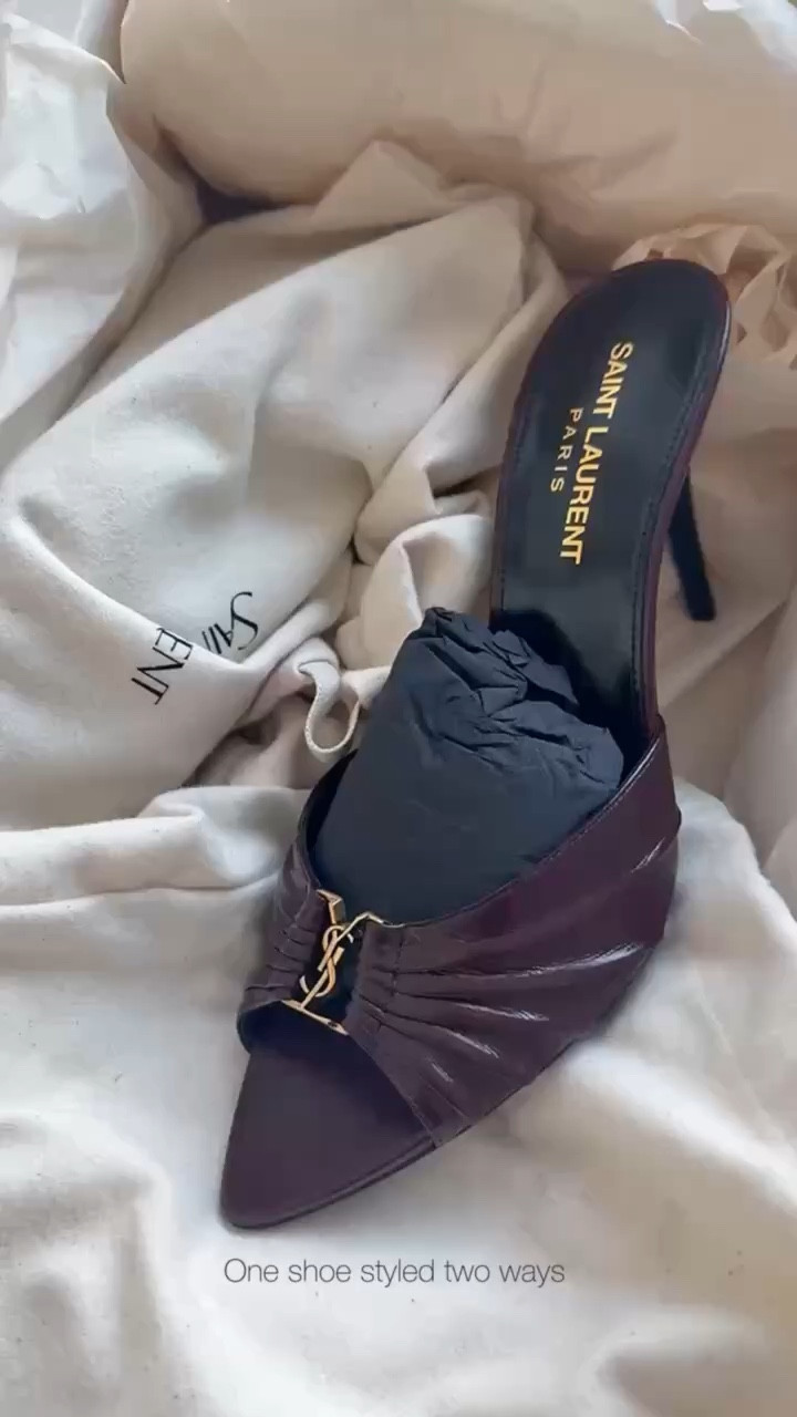One Shoe Styled 2 Ways. Have had my eye on these gorgeous Saint Laurent Mules for a while and found them at a great price point via @senser . I paid $717 for them and they retail for $1050. SENSER is a luxury online retailer with a beautiful curation of pieces. Use code JORDANNA at checkout for an additional 4% off purchase. #senser 

@Shop.LTK #liketkit 