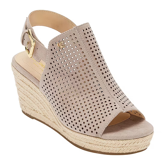 new!Liz Claiborne Womens Hadley Wedge Sandals | JCPenney