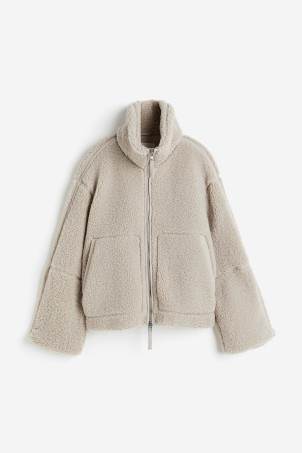 Teddyfleece-Jacke mit Reißverschluss | H&M (DE, AT, CH, NL, FI)