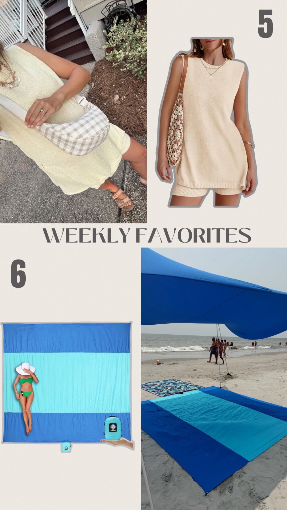 Amazon summer sweater set and portable beach blanket 

#LTKSeasonal #LTKSummerEdit