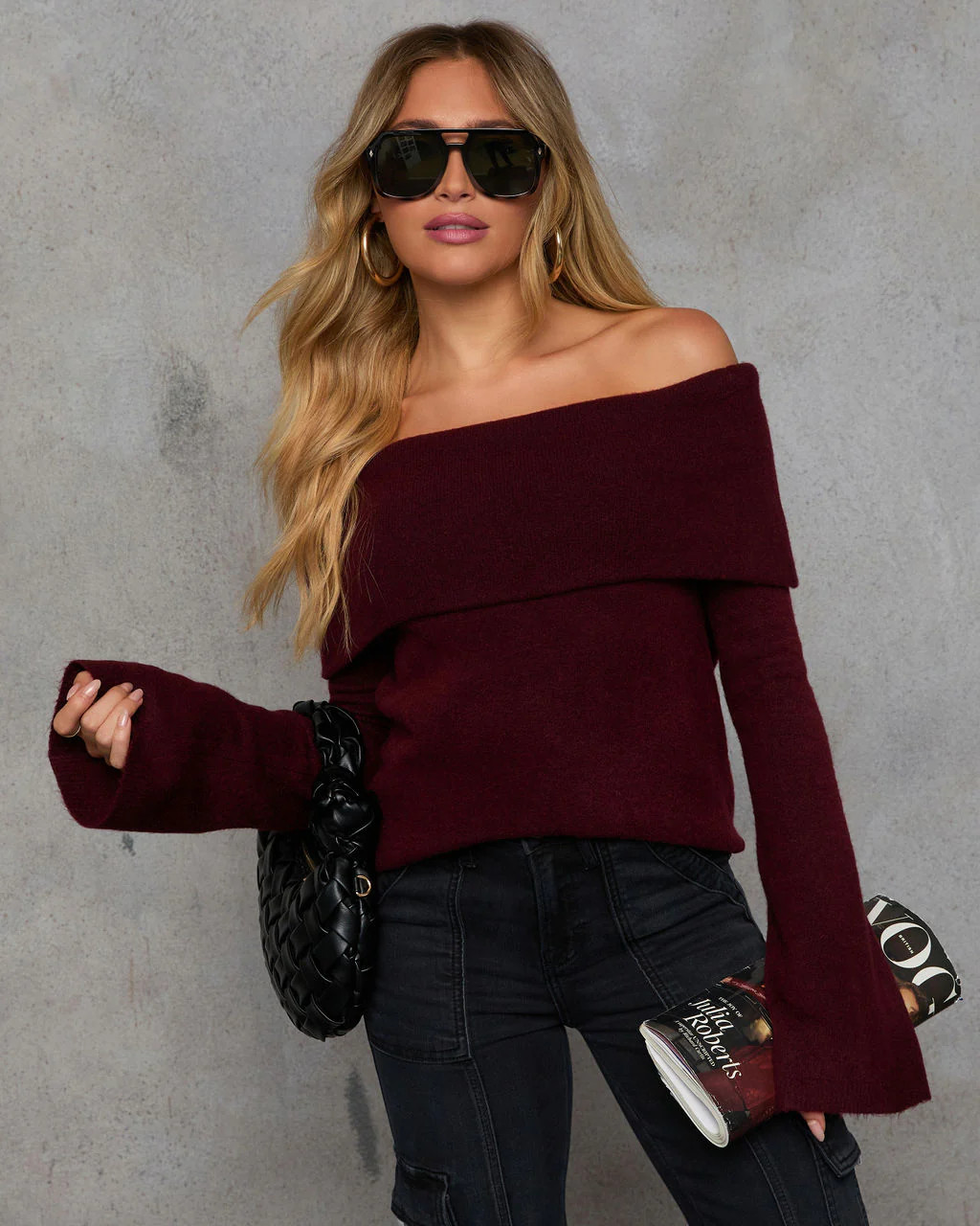 Dreamworld Off The Shoulder Pullover Sweater | VICI
