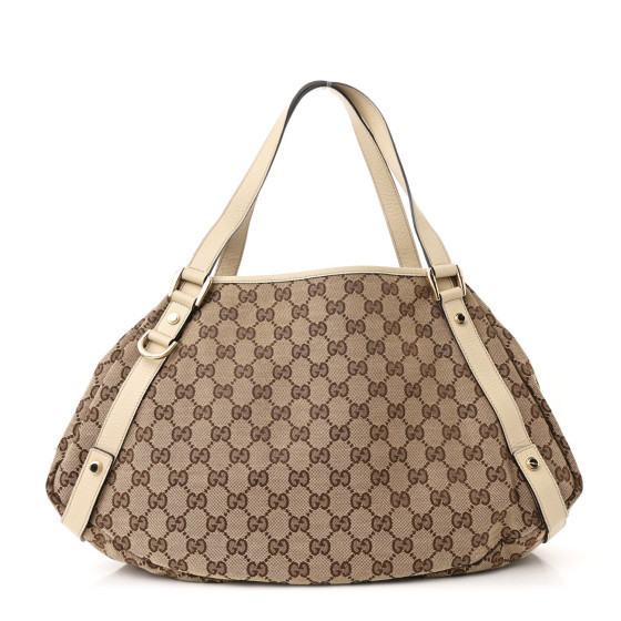 GUCCI Monogram Medium Abbey Shoulder Bag Off White | FASHIONPHILE (US)
