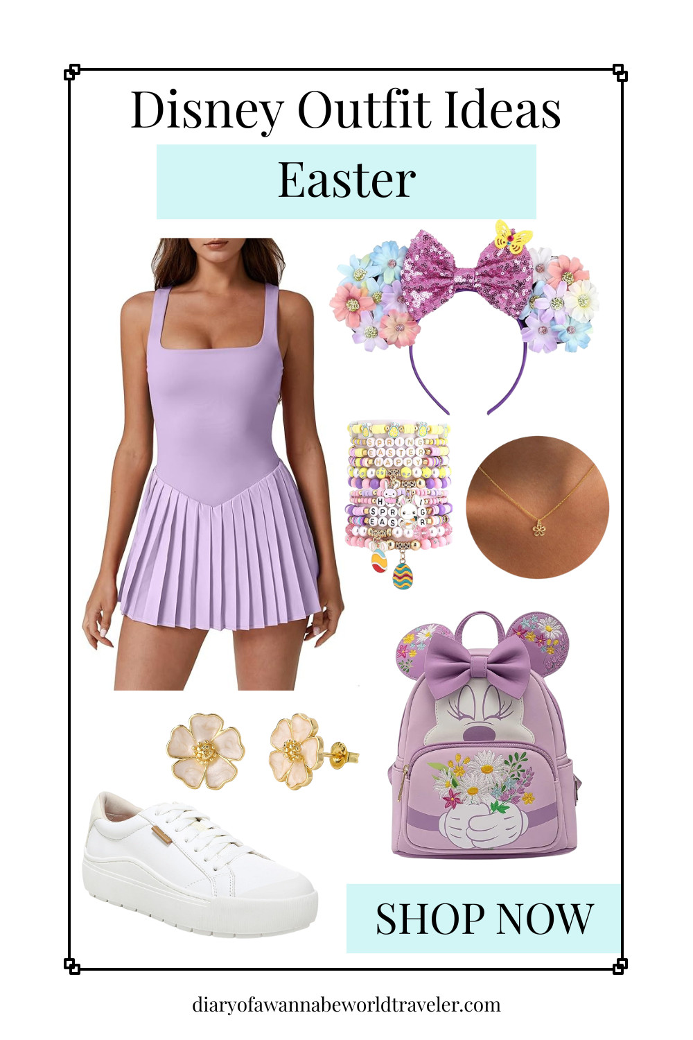 This Easter Disney outfit is soft, feminine, and perfect for a spring park day! 🌸🐰 Featuring pastel colors, floral details, and comfy park-ready pieces, this look is ideal for Easter weekend at Disney, spring photos, or a warm-weather park trip. Light, airy, and easy to wear all day. Shop the full Easter Disney look below and save this for your trip!

Easter Disney outfit, pastel Disney outfit, spring Disney outfit, floral Disney outfit, Disney Easter outfit, cute Disney outfit, comfy Disney outfit, spring park outfit, Disney vacation outfits, Easter park style 

 #LTKgrwm #LTKSeasonal #LTKTravel