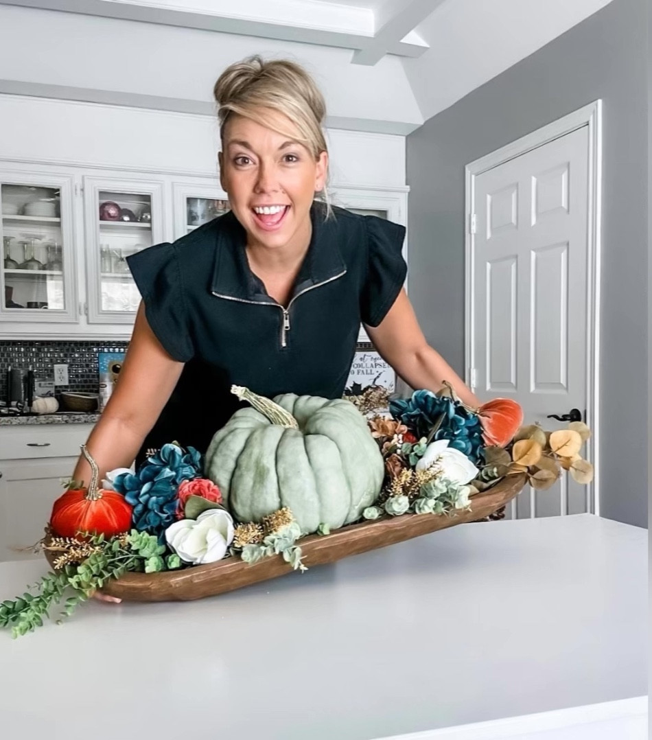 We’re revisiting our 5 Step Formula to create a unique centerpiece for our Moody Fall tablescape. A mix of teal blue hydrangeas, white magnolias, rust roses, and our favorite velvet pumpkins. The colors pop against our teal velvet tablecloth. I’m so excited to see this look come together. Stay tuned I’ll be showing another centerpiece idea using the same flowers but a different base…let’s just say the pumpkins get BIGger here! 😂

visit shopdeckthetable.com for all the details on my 5 Step Centerpiece Formula

#LTKSeasonal #LTKHalloween #LTKhome