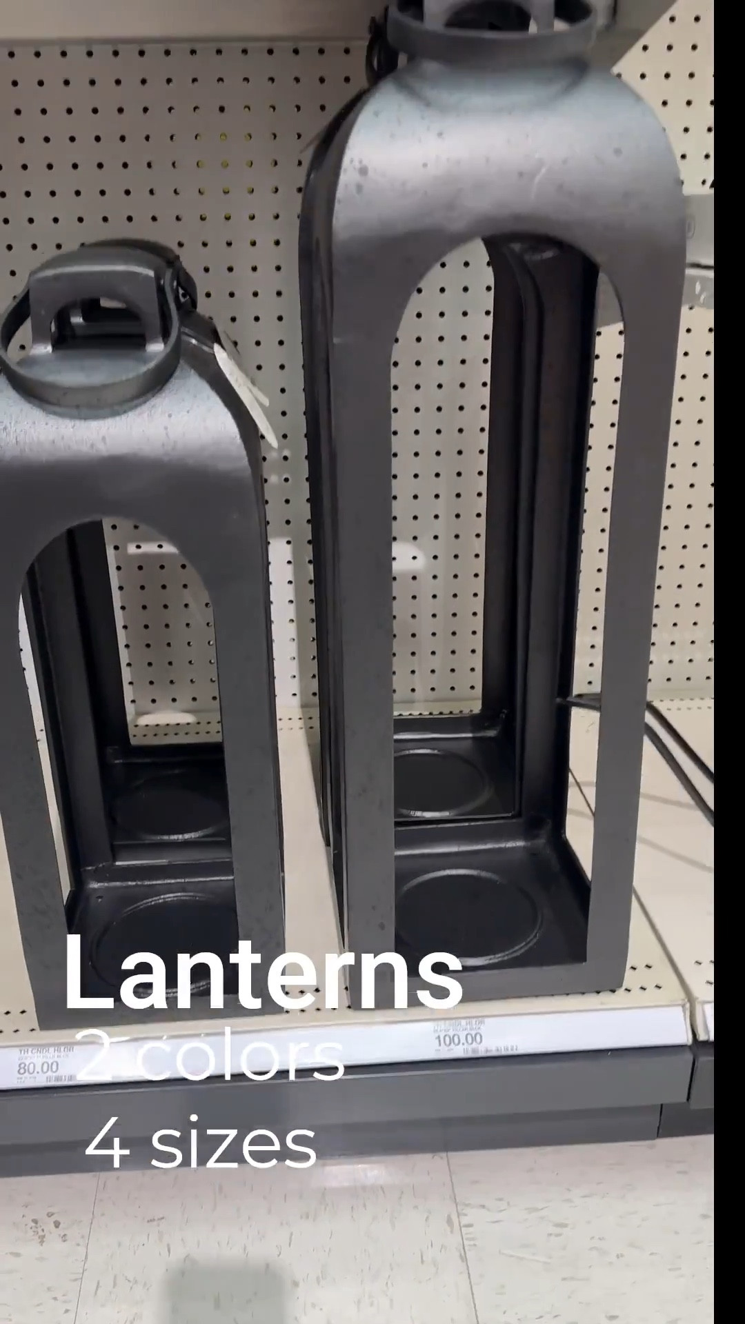 These lanterns are perfect for indoor and outdoor use. Very sturdy, come in gold or black and 4 size options 

#LTKSaleAlert #LTKSeasonal #LTKHome