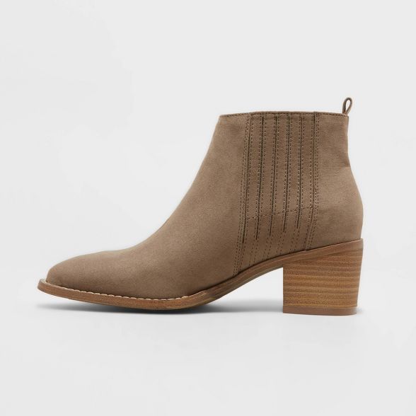 Women's Briar Block Heeled Bootie - Universal Thread™ | Target