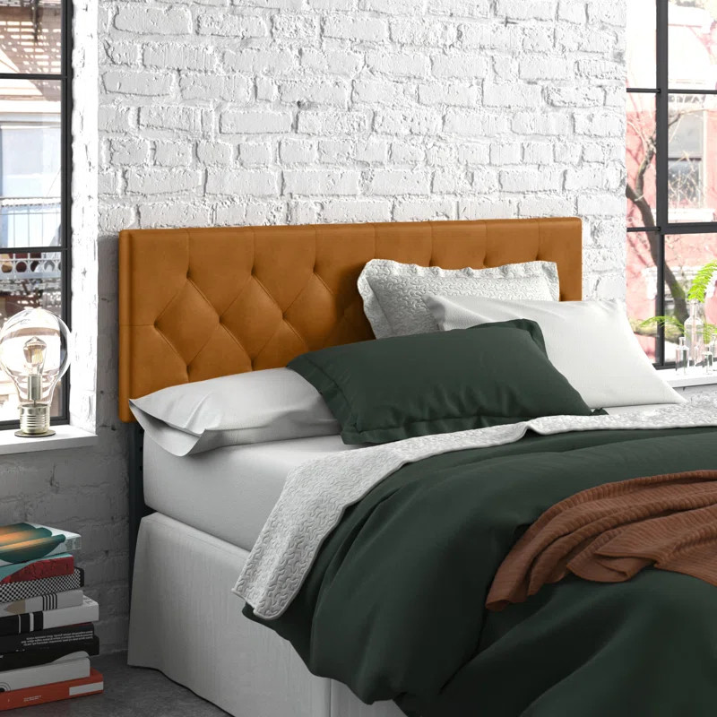 Mattson Adjustable Faux Leather Headboard | Wayfair North America