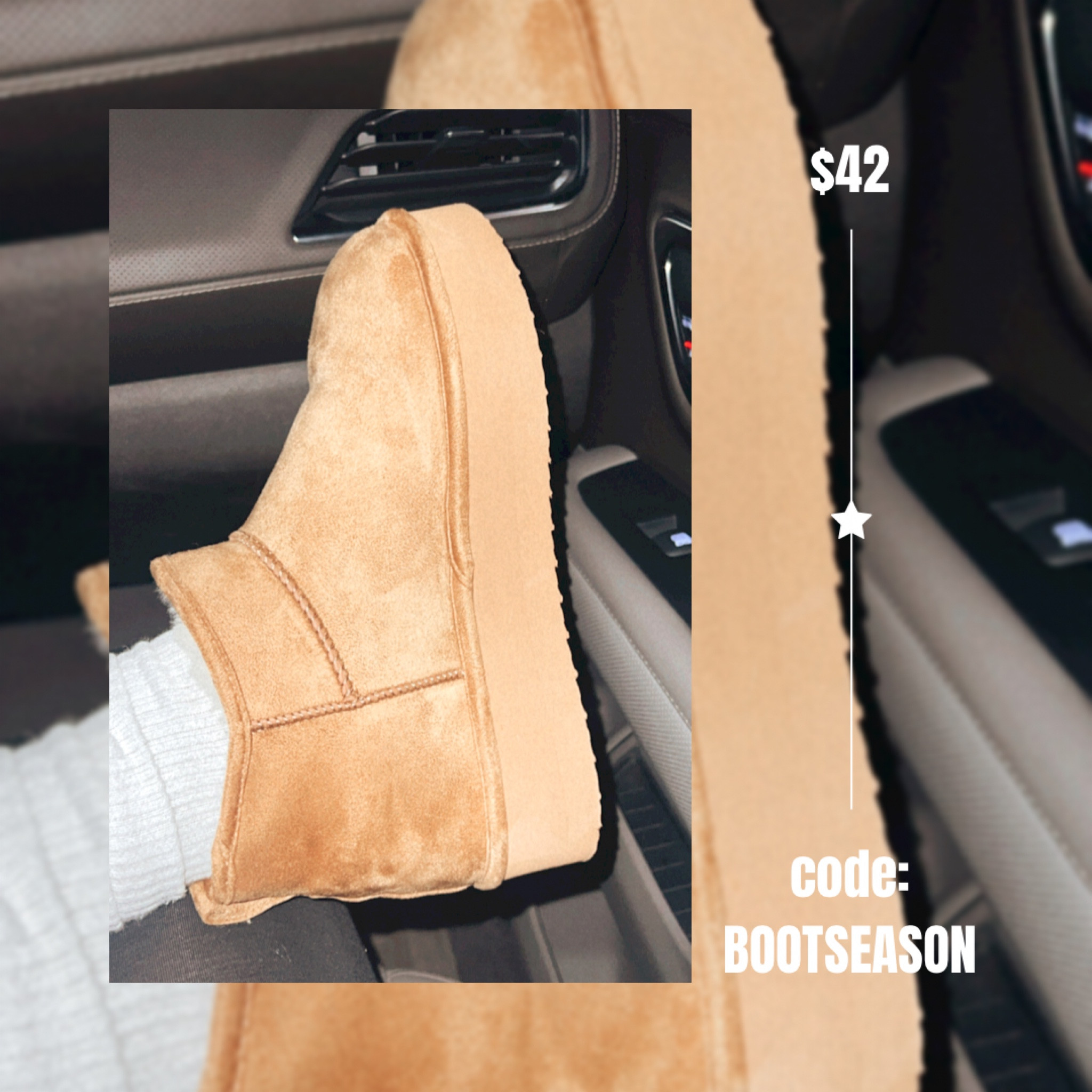 
dupes $42 with code bootseason - fit true to size & ships before Christmas! all sizes in stock 

#LTKfindsunder50 #LTKGiftGuide #LTKSeasonal