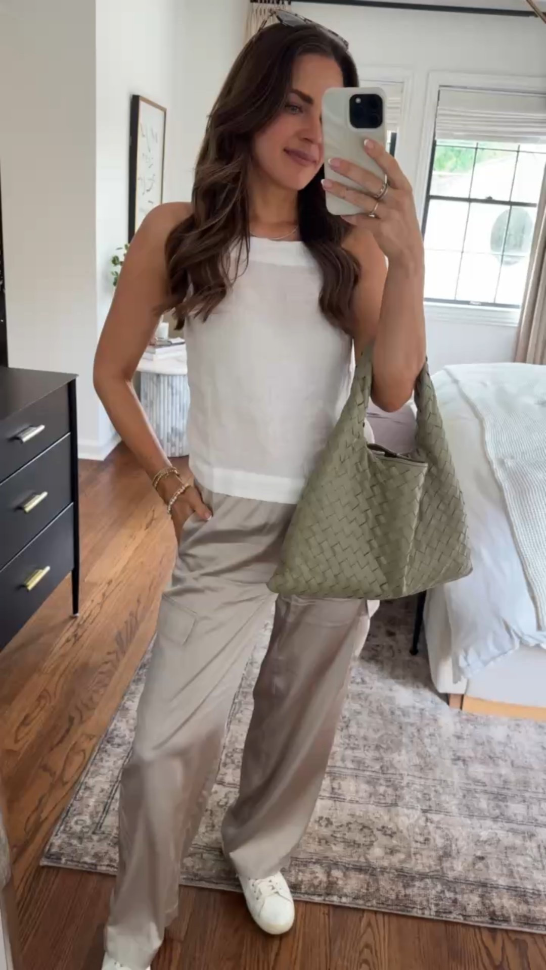 Simple habits that improve my days as a work from home mom of two. They are all high quality, everyday pieces via @havenwellwithin that you can style multiple ways & that will last you for years. I love how effortless they are! I’ve been finding so many great things here. From pajamas & robes to loungewear to easy sets & dresses– they truly have it all. Plus all tops are currently 25% off on their site! 

Robe XS
Stripe Top XS
Stripe Shorts XS
Linen Top XS
Silk Cargo Pants XS
Linen Dress XXS