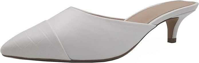 The Drop Women's Paulina Pointed Toe Two-Tone Mule | Amazon (US)