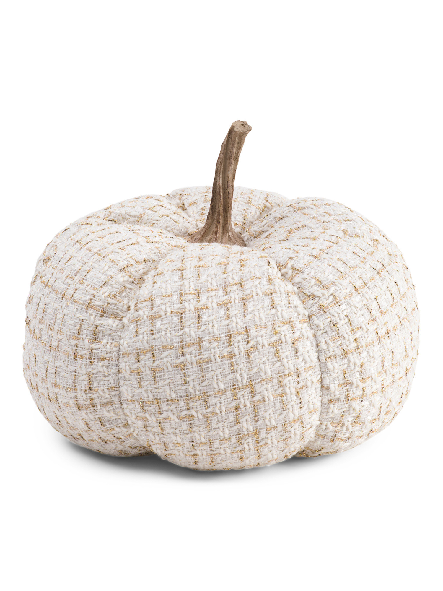 Tweed Pumpkin Decor | TJ Maxx