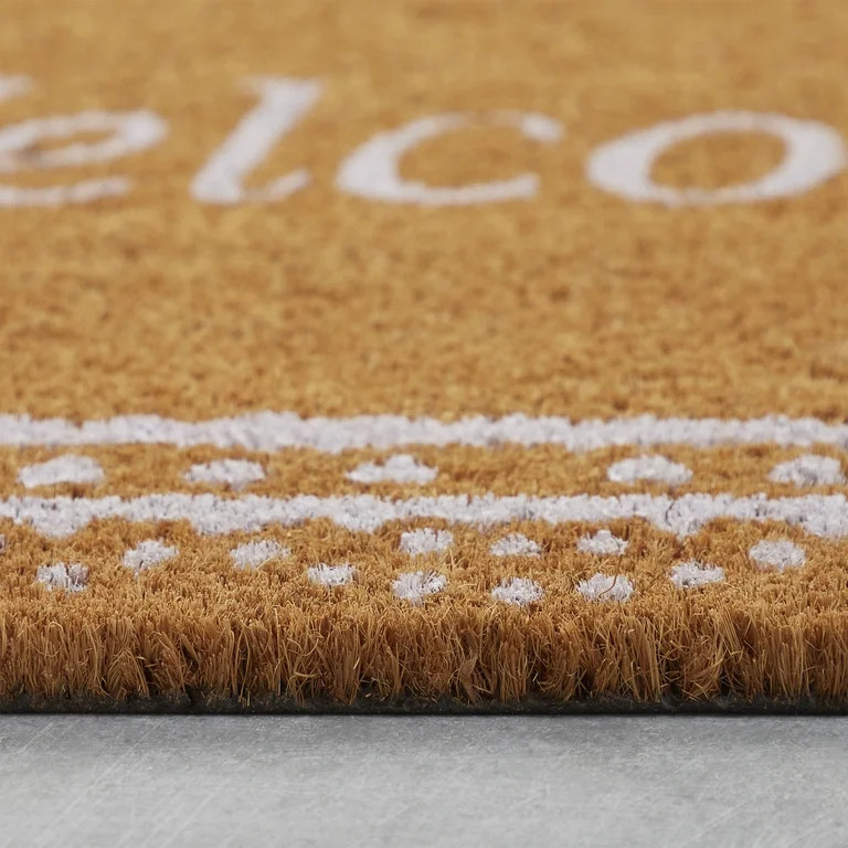 My Texas House Multi Welcome Heart Lace Outdoor Coir Mat, 18" x 30" | Walmart (US)