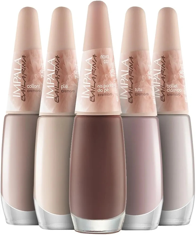 Esmaltes IMPALA Coleção Bailarina Completa 5 cores | Amazon (BR)
