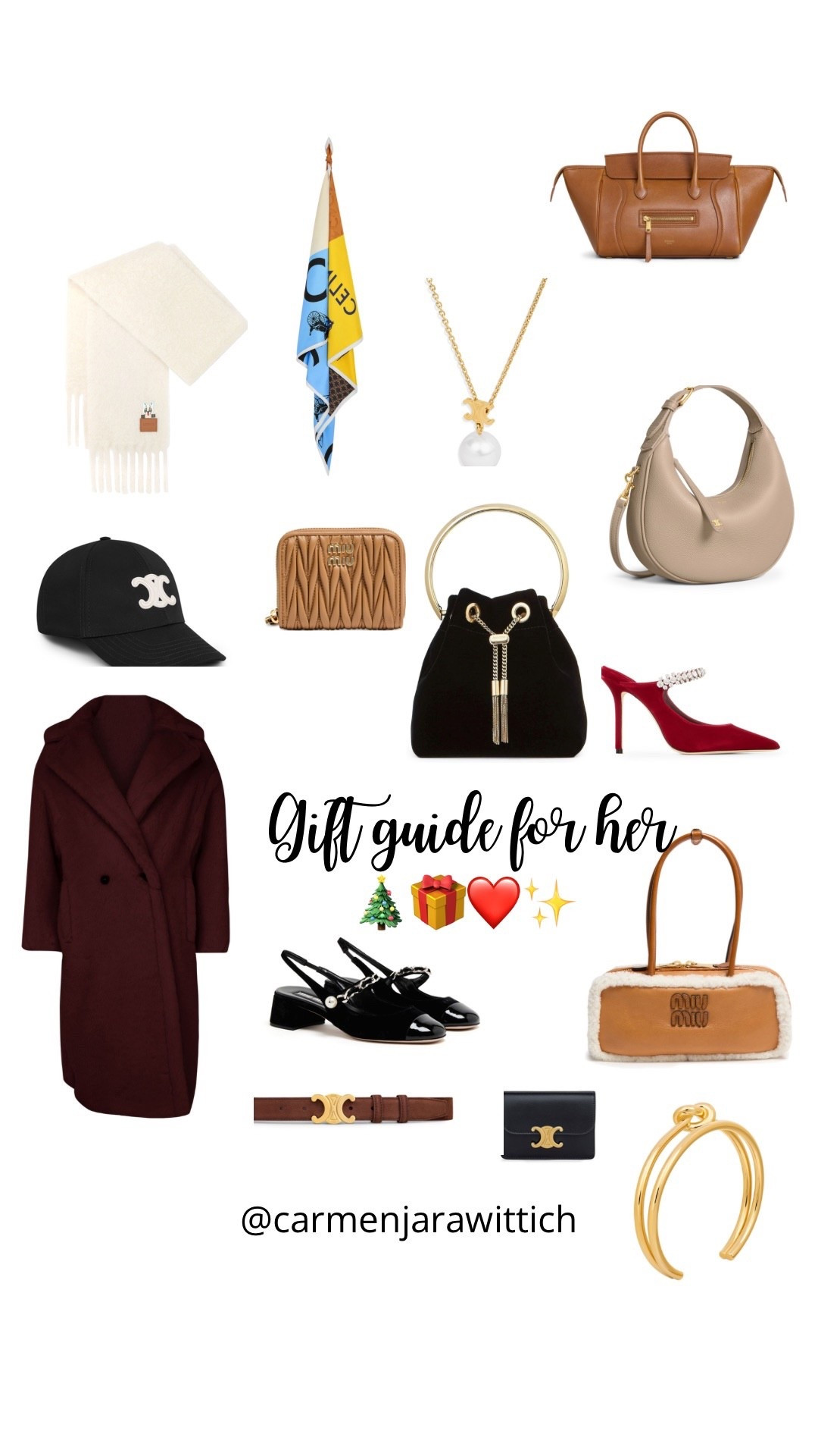 A gift guide for her 🎄🍾❤️✨

#christmasgift #present #weihnachtsgeschenk #weihnachten #giftguideforher #carmenjarawittich #ltkluxury

#LTKdeutschland #LTKfestive #LTKgiftguide