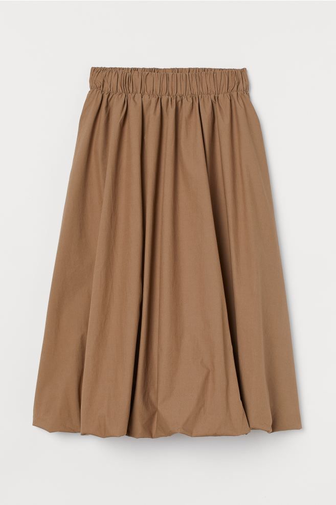 Poplin balloon skirt | H&M (UK, MY, IN, SG, PH, TW, HK)