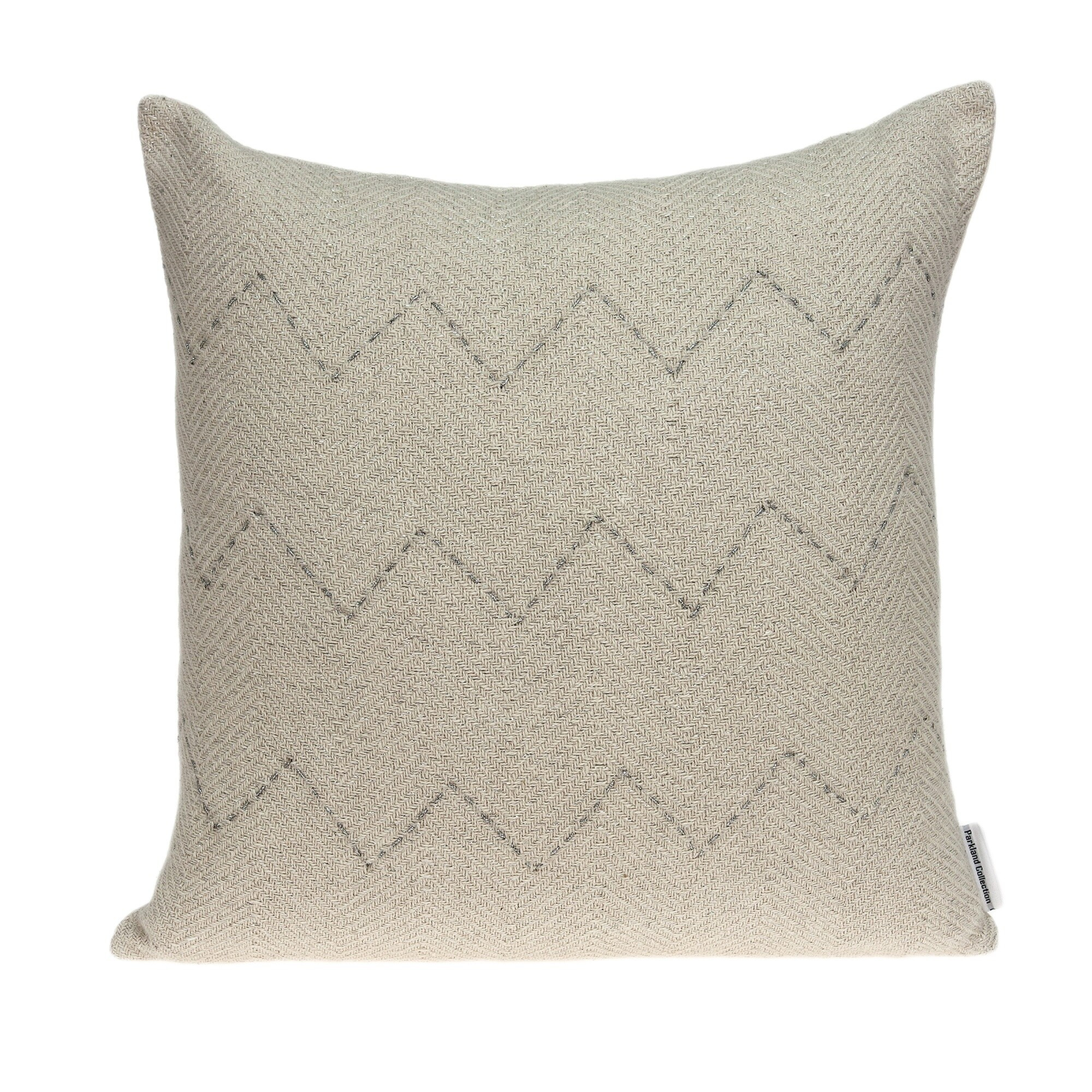 20" Beige Solid Pattern Throw Pillow | Bed Bath & Beyond