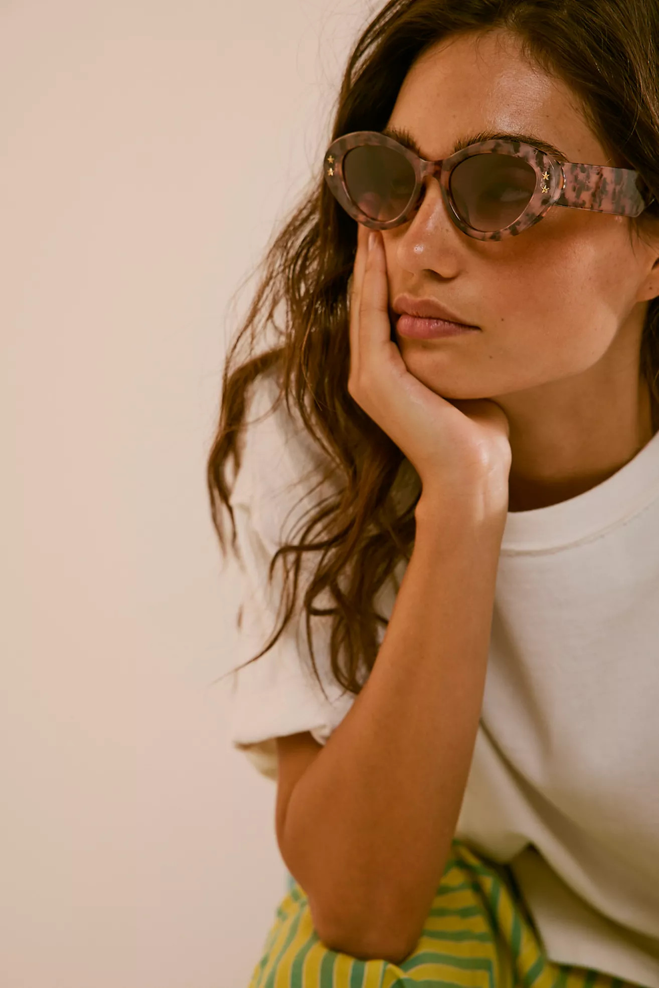 Star Studded Cat Eye Sunglasses | Free People (Global - UK&FR Excluded)