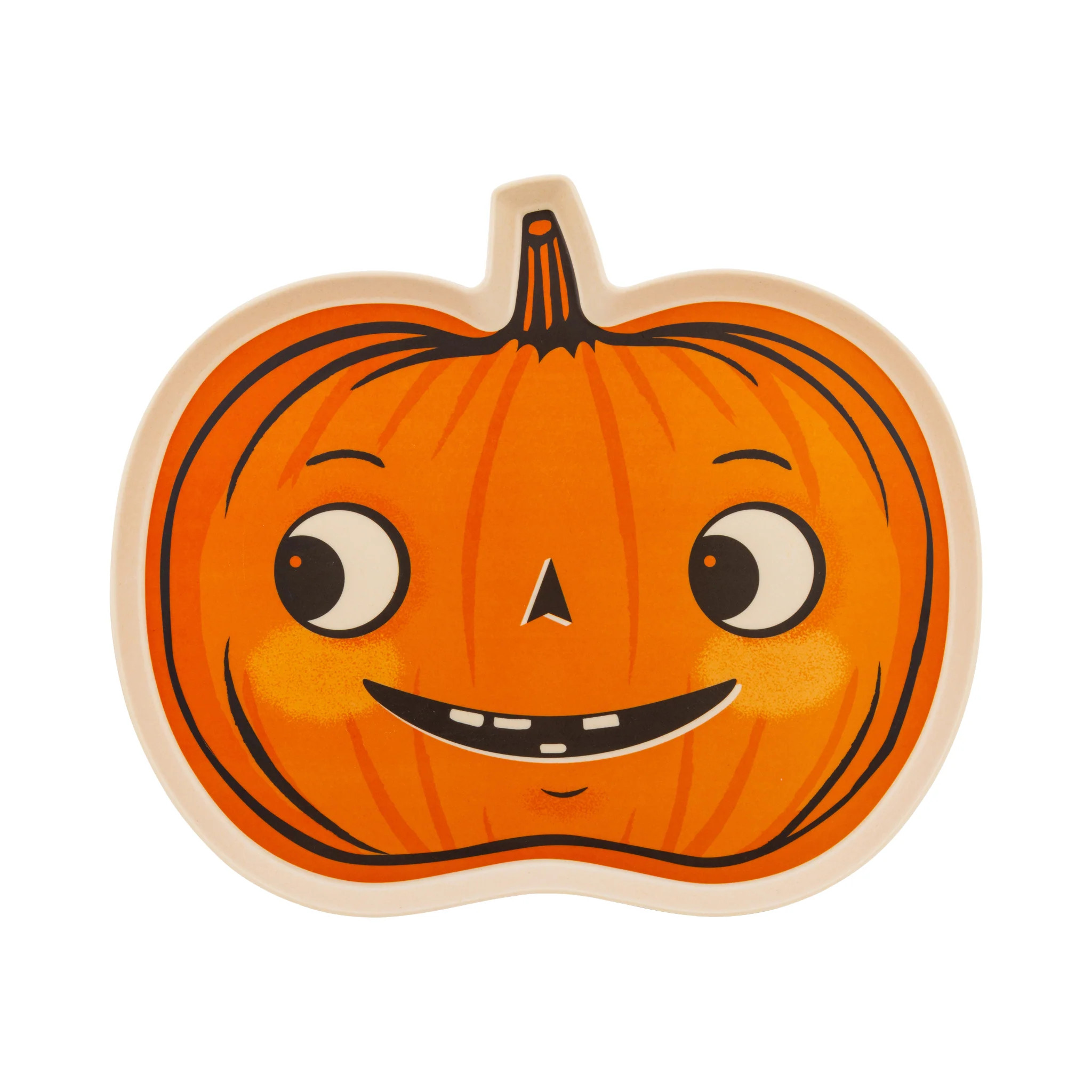 Vintage Halloween Pumpkin Bamboo Tray | My Mind's Eye