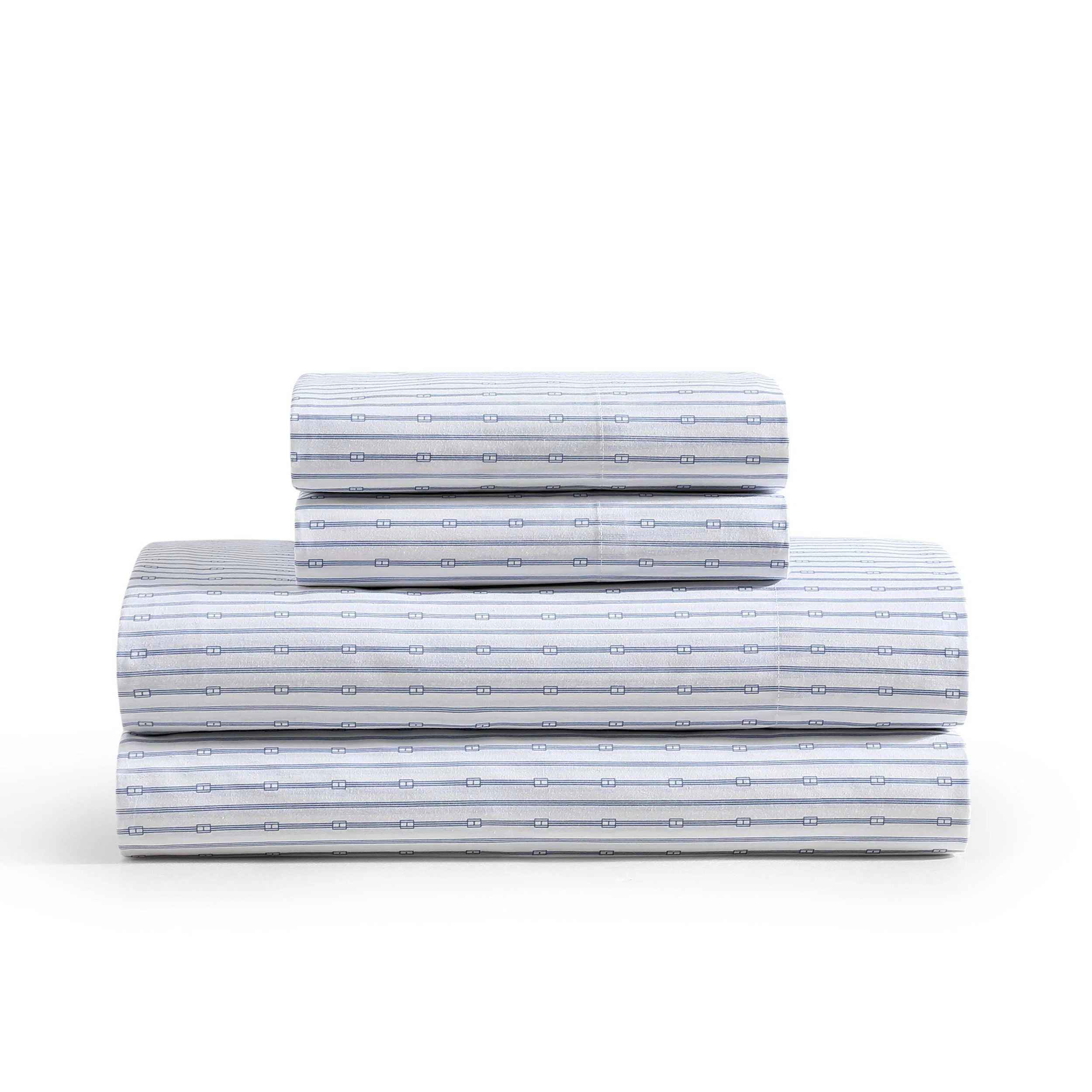 Tommy Hilfiger Printed Percale Cotton Sheet Set | Wayfair North America