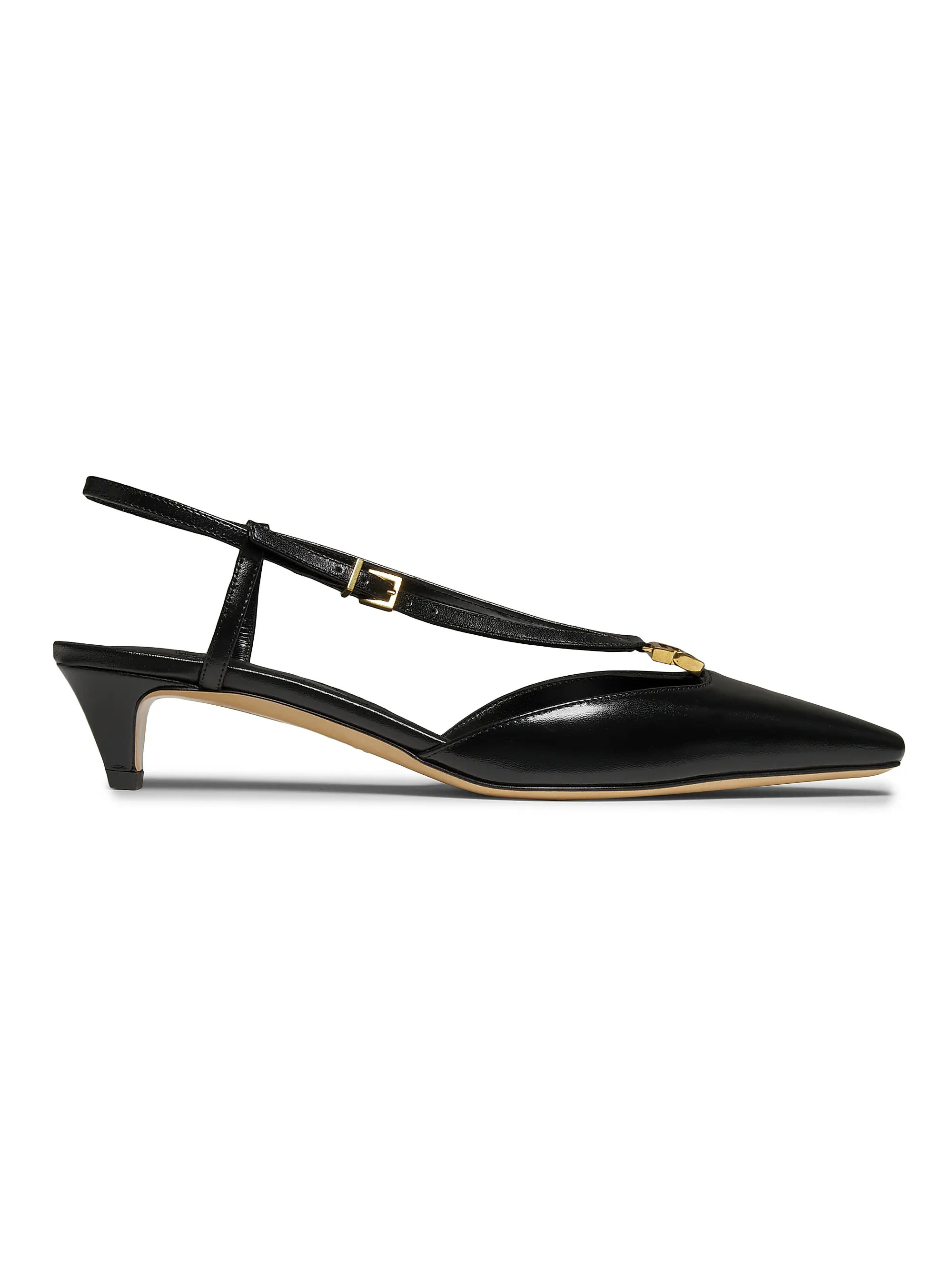 Fold 35MM Leather Slingback Pumps | Saks Fifth Avenue