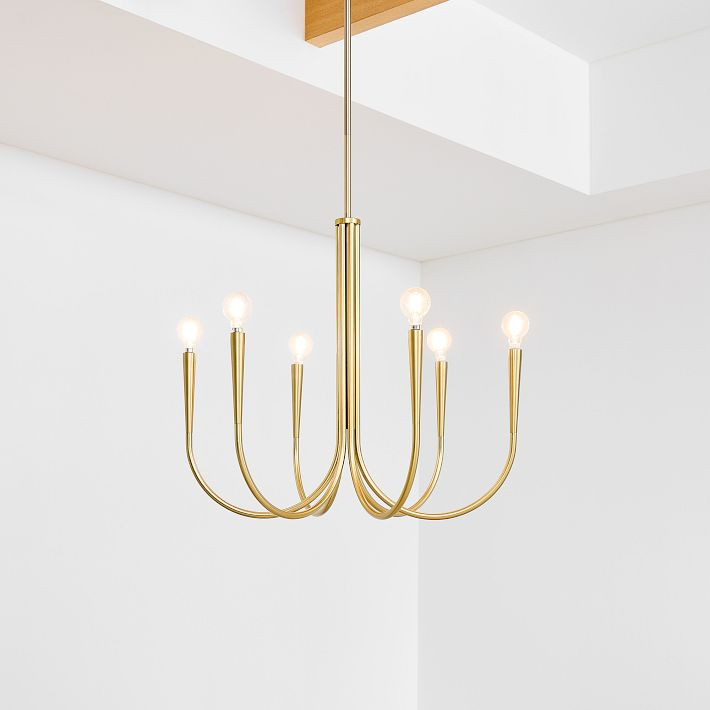 Swoop Arm Chandelier (25"–30") | West Elm (US)