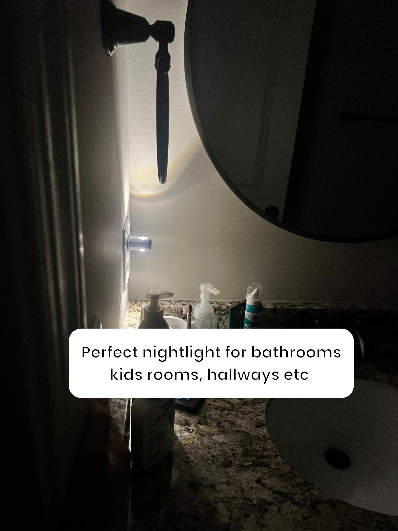 Automatically turns on at dusk/when room is dark. 6 pack! Perfect to travel with too! You can turn them so the light projects out or up. Perfect amount of ambient light! 

#LTKmomlife #LTKHome #LTKKids