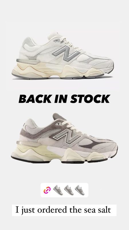 Back in stock! New balance 9060. They go quick! 

#LTKstyletip #LTKshoecrush #LTKfitness