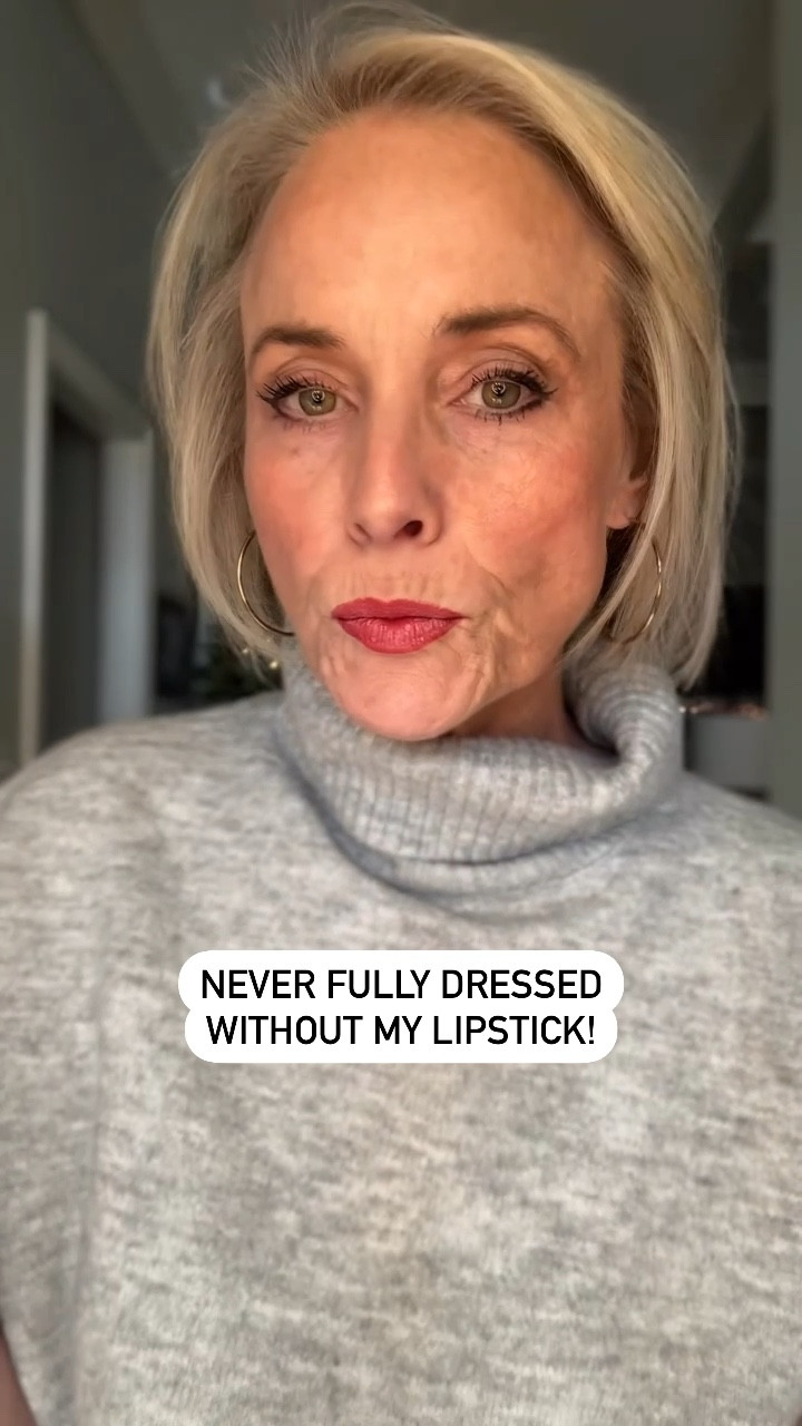 My outfits are never truly complete without my favorite Revlon ColorStay lipstick ✨ 

So many of you ask me what I’m wearing, and this is it! The long-lasting, vibrant color keeps me feeling confident all day—whether I’m running errands, meeting friends, or shooting content. It’s the perfect finishing touch for any look! ❤️ 

What’s your go-to lip color? Let me know below! 

#MidlifeStyle 
#RevlonColorStay 
#EverydayConfidence


#LTKBeauty #LTKFindsUnder50 #LTKOver40