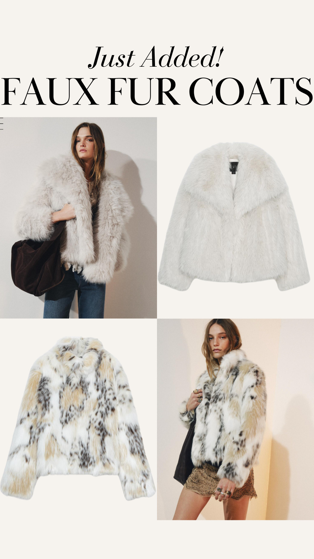 Just added Zara new arrivals - faux fur coats!! Fall jacket, winter jacket, winter coat 

 

#LTKSeasonal #LTKStyleTip