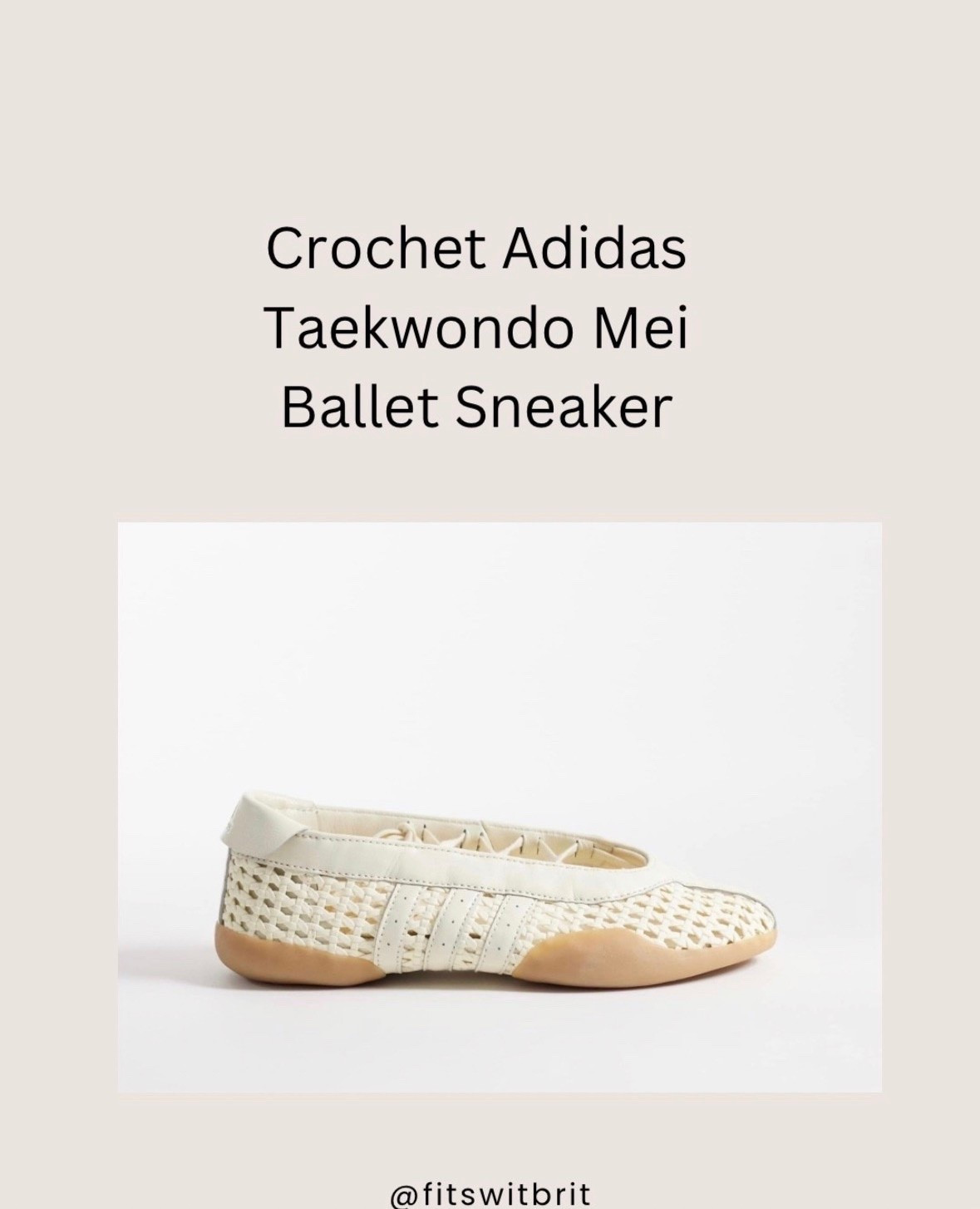 Crochet Adidas Taekwondo Mei Ballet

#LTKSeasonal